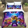 3D Cartoon M-Minions printed Bedding Sets exquisite bed supplies set duvet cover comforter set bedding set luxury Birthday Gift 1