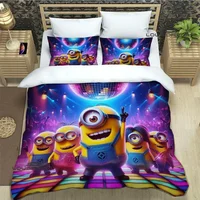 3D Cartoon M-Minions printed Bedding Sets exquisite bed supplies set duvet cover comforter set bedding set luxury Birthday Gift 1
