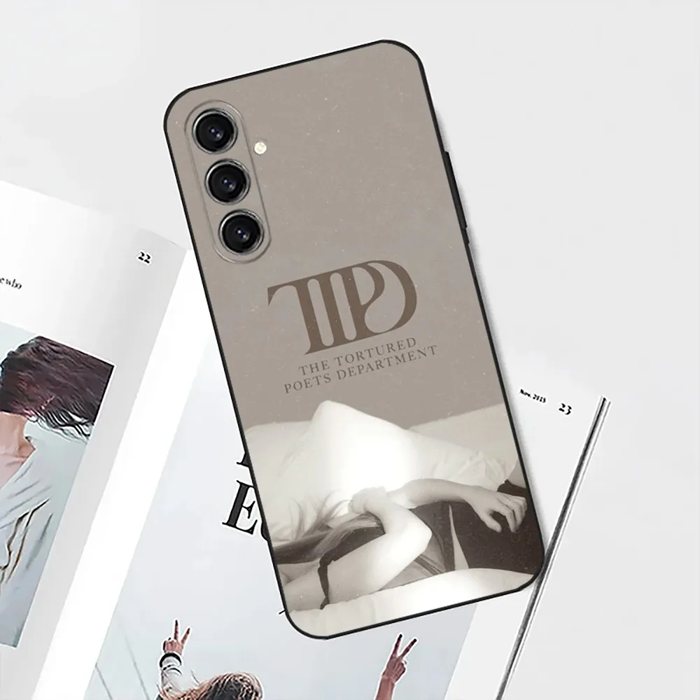 thumbnail image 1 of Funda para teléfono T-TaylorS TTPD S-SwiftS para Samsung S24,21,22,23,30,Ultra,S20,Plus,Fe,Lite,Note,10,9,5G, color negro, 1 of 5