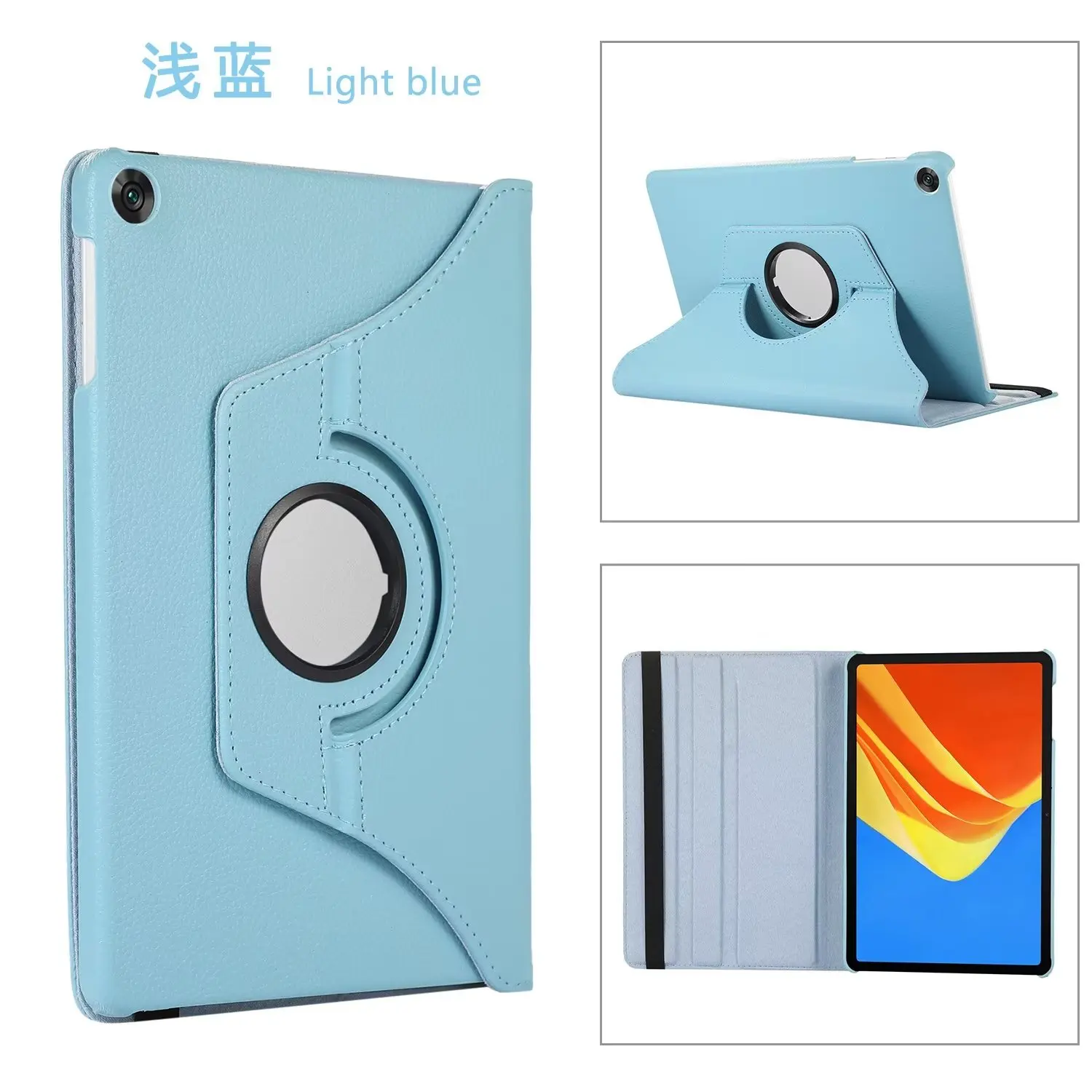 Premium 360 Rotating Luxury PU Leather Tablet Case Cover