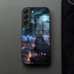 Elegant Batman Logo Glass Phone Case - Premium Protective Cover - Samsung S25Edge (Black1)