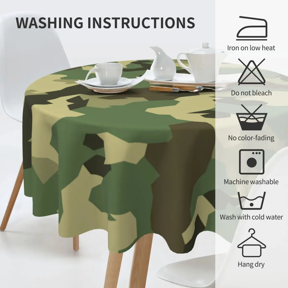 Army Camouflage Table Cloths