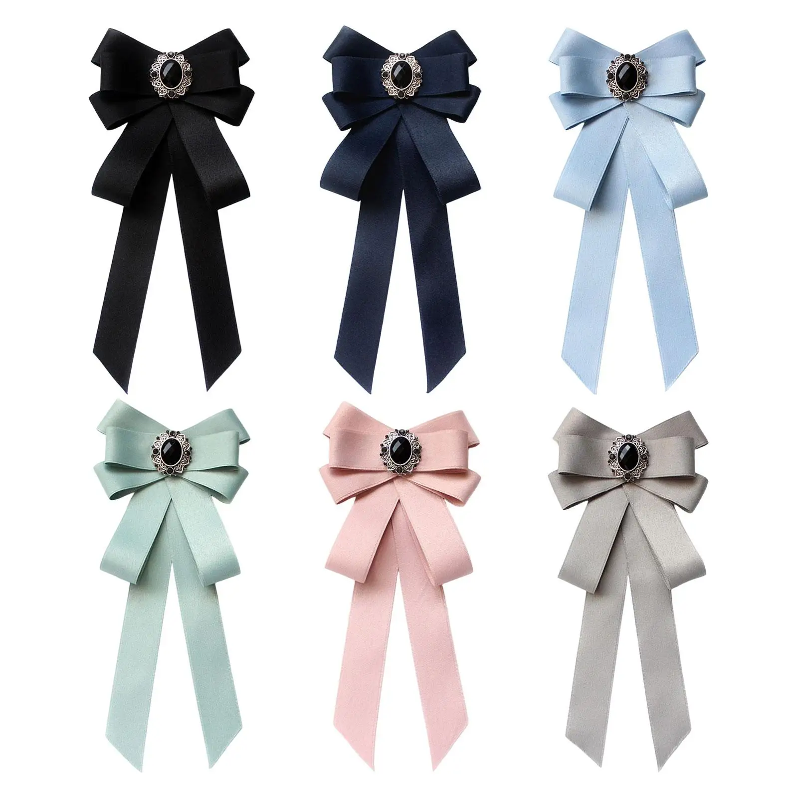 

Women'Tied Bowknot Ribbon Necktie Bowtie Neck Tie Decoration Bow Tie for Costume Accessory Wedding DIY Cosplay Shirt
