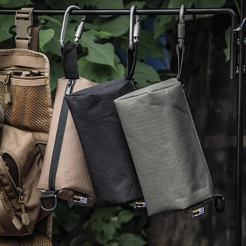 Outdoor Camping Picnic Bag Organizer Collapsible Large Capacity Tableware Storage Bag for Travel Hiking Camping