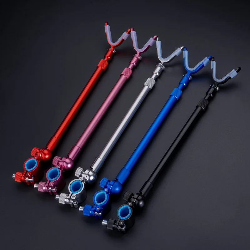 Support de canne à pêche arrière en alliage aluminium-magnésium - Bracket multifonction pour batterie