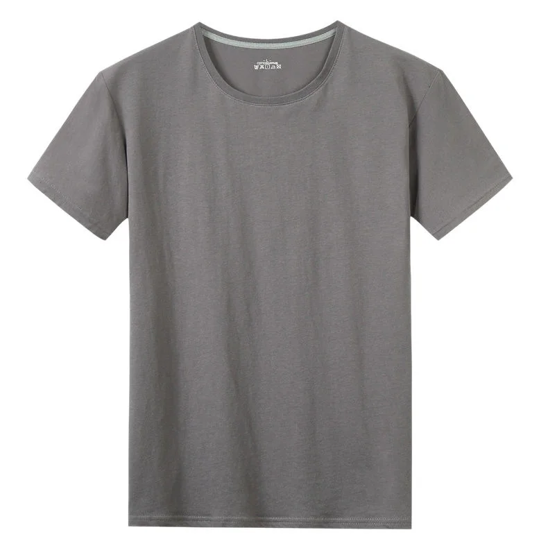 5XL T Shirts Men Women Clothing Cotton Summer Short Sleeve Solid Male Female Tshirts Top Tees O-Neck Plus Size Tee shirt MuLS 10