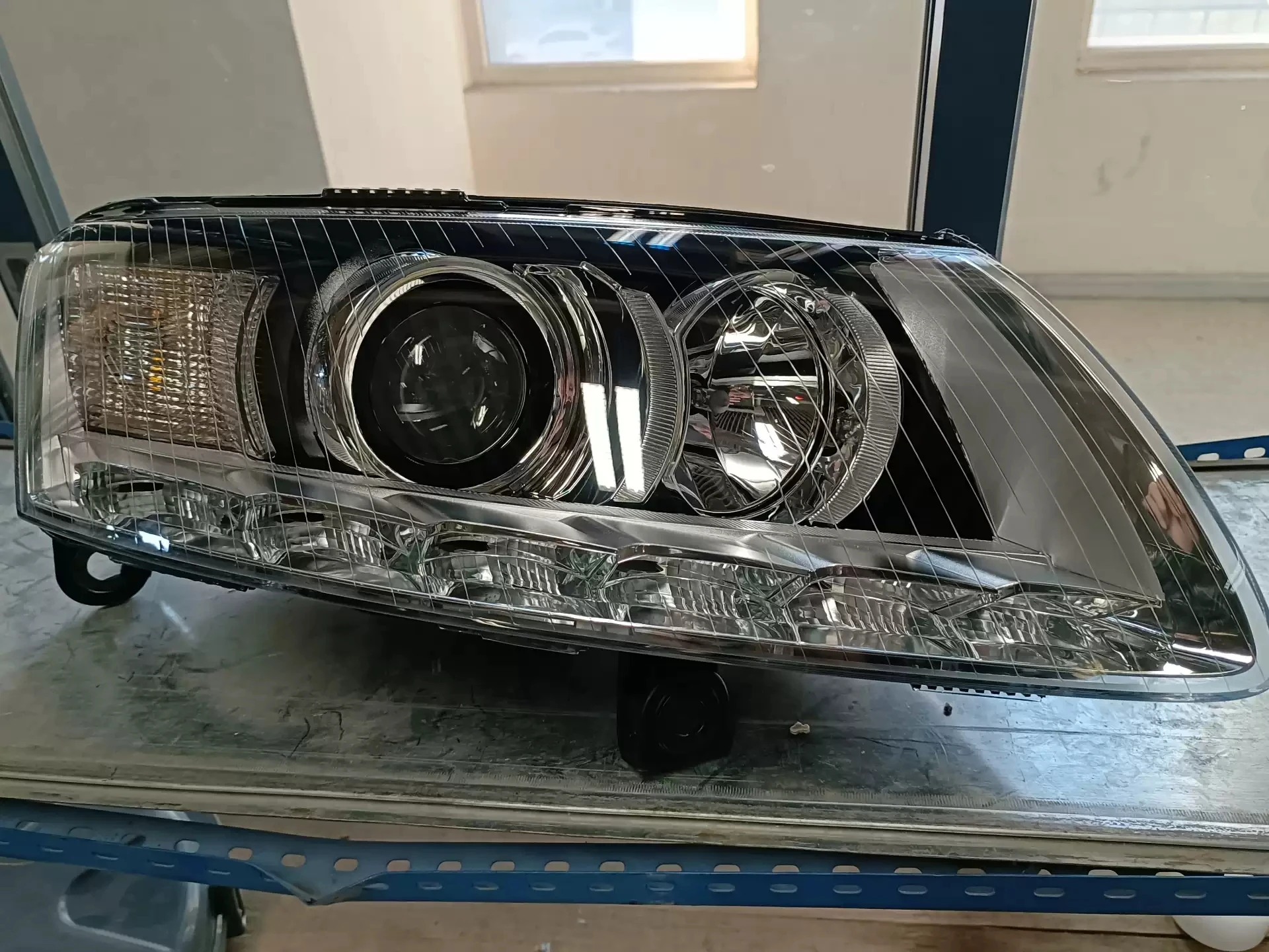 

Car Headlight assembly For Audi a6 2009-12 led DRL daytime running light turn signal head lamp