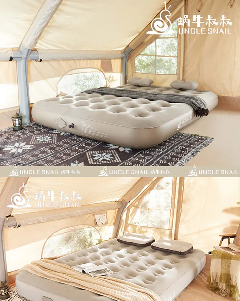 Description Picture 2 of itemCamp Comfort Inflatable Mattress Modern Portable Foldable Bedroom Mattresses Household Colchones De Espuma Outdoor Products