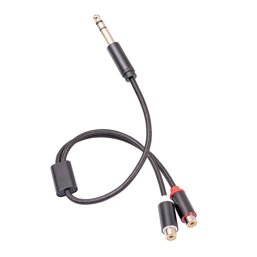 6.35mm RCA  ׷ ڵ, Ƽ RCA Ͽ 1/4 ġ Ŀ ̺, Ʃ ̺   