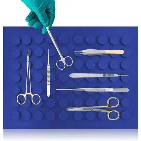 Surgicals Magnetics Instruments Mats/Pad for Surgicals Instruments Flexibles and Non-Slips Trays Magnetics Mats/hots
