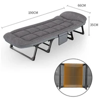 Multifunctional Folding Chair Office Sofa Bed Single Bed Camping Recliner Folding Chair with Bed