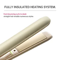 Lisseur de cheveux – Lisseur et boucleur 2-en-1 de voyage, plaque en céramique professionnelle à ions négatifs pour moins de frisottis 2