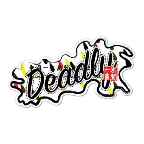 Deadly Aboriginal Sticker Aussie Car Flag 4X4 Funny Ute