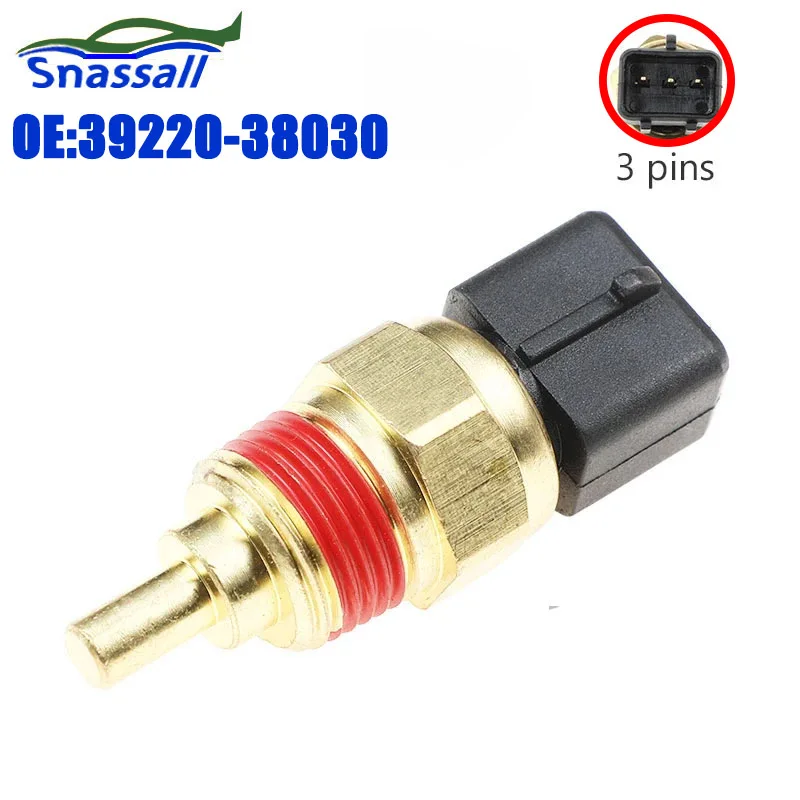 

Coolant Water Temperature Sensor 39220-38030 39230-26700 39220-25500 For Hyundai Kia Rio Accent Elantra Soul Sedona Sedona
