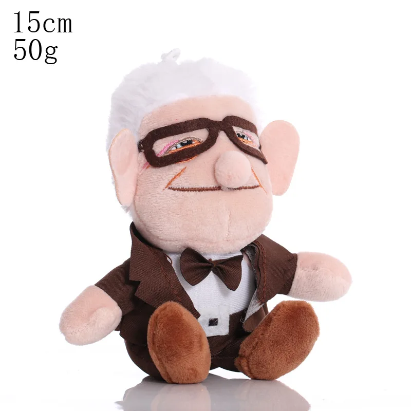 Disney Pixar Movie UP Plush Toys Cartoon Carl Grandfather Grandmother Stuffed Doll Toy For Children Brinquedo Gifts