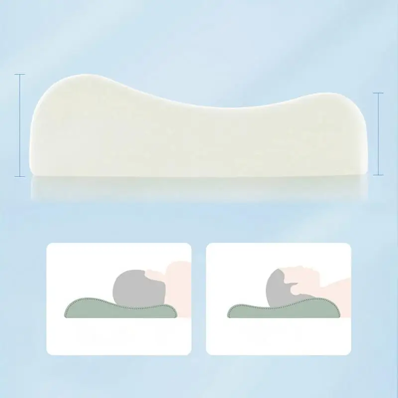 Kids Pillow for Sleeping Ergonomic Memory Foam Bed Pillow Breathable Nap Time Pillows Skin-Friendly Calming Cushion Pillow 2