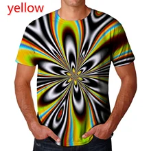 

Newest Fashion Rainbow Vertigo Hypnotic Vortex 3d Printed Short Sleeve Men/women Funny Casual T Shirt