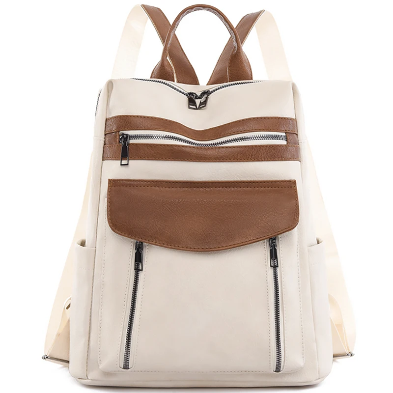 

Women Designer Leather Backpack Fashion School Bag For Teenager Rucksack PU Backpack ​Mochila Feminina Trave knapsack ​Sac A Dos