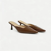 FEDONAS – sandales sexy pour femmes, en cuir véritable, à bout pointu, pour fête, mariage, bal, escarpins, chaussures habillées, nouvelle collection 4