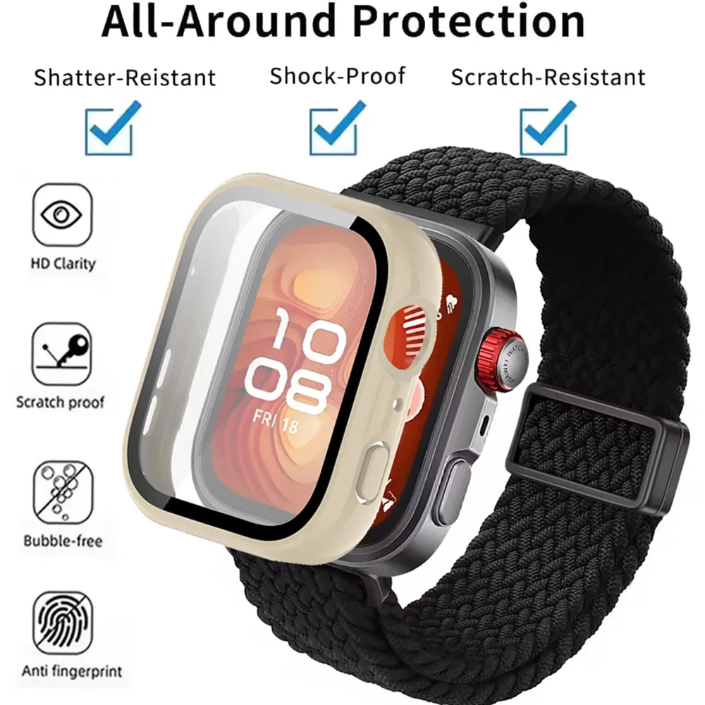 Premium HD Glass Protective Screen Film and Case