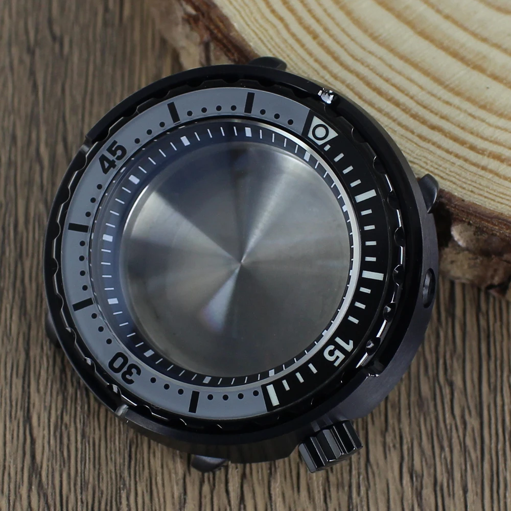 47mm Mod Tuna Canned SKX Uhrengehäuse C3 Leuchtend für Seiko NH34 NH35 NH36 Uhrwerk 20ATM Wasserdichtes Zubehör Edelstahl – Detail 11