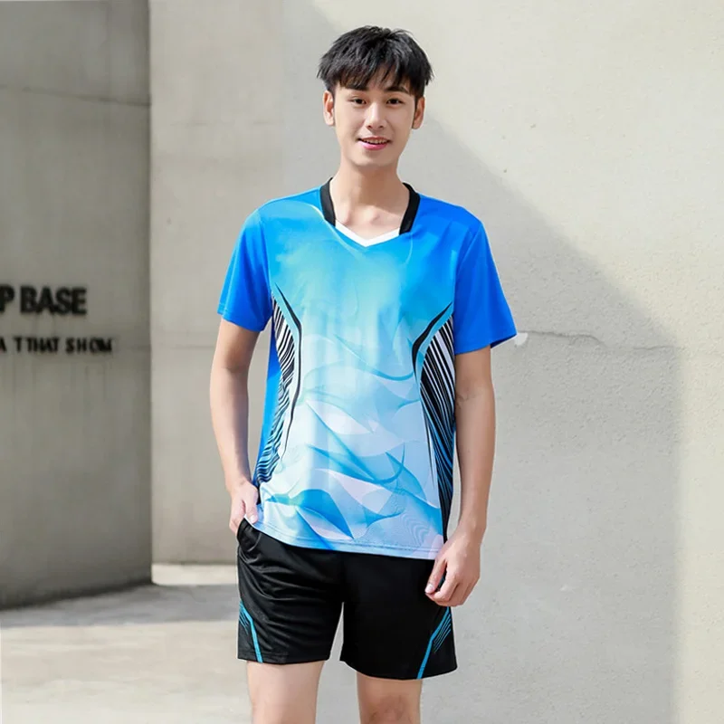 Quick Dry Badminton Shirt shorts Women/men Table Tennis T Shirts Team Game Running Training Short Sleeves tennis shirt A157 short sleeve t shirt sports clothes