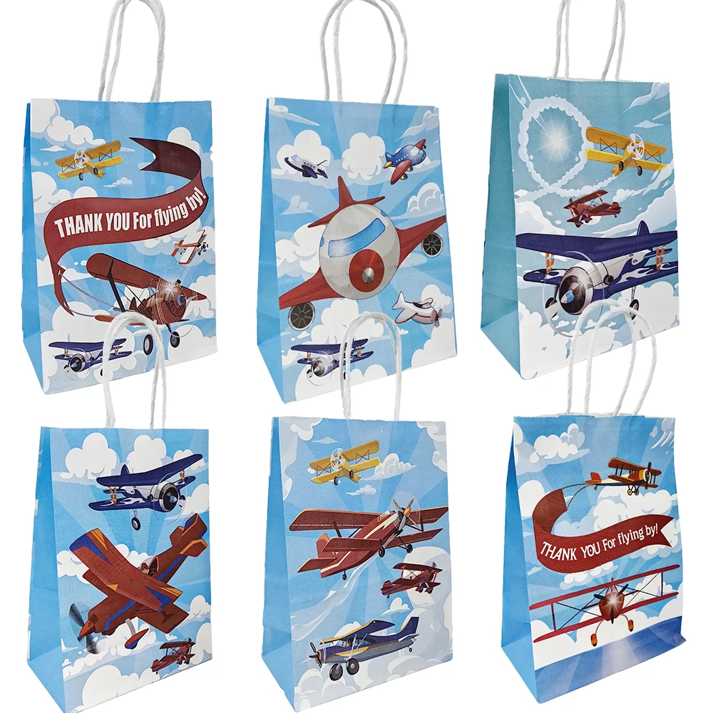 Aviation Adventure Birthday Party Supplies - Airplane Themed Plates & Napkins