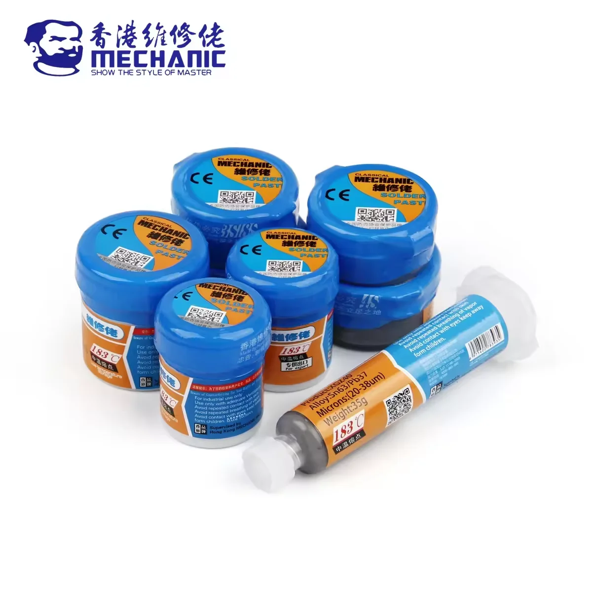 MECHANIC XG Series 183℃ Tin Solder Paste Environment Friendly Soldering Flux for Mobile Phone IC CPU BGA SMD Phone Repair solder paste