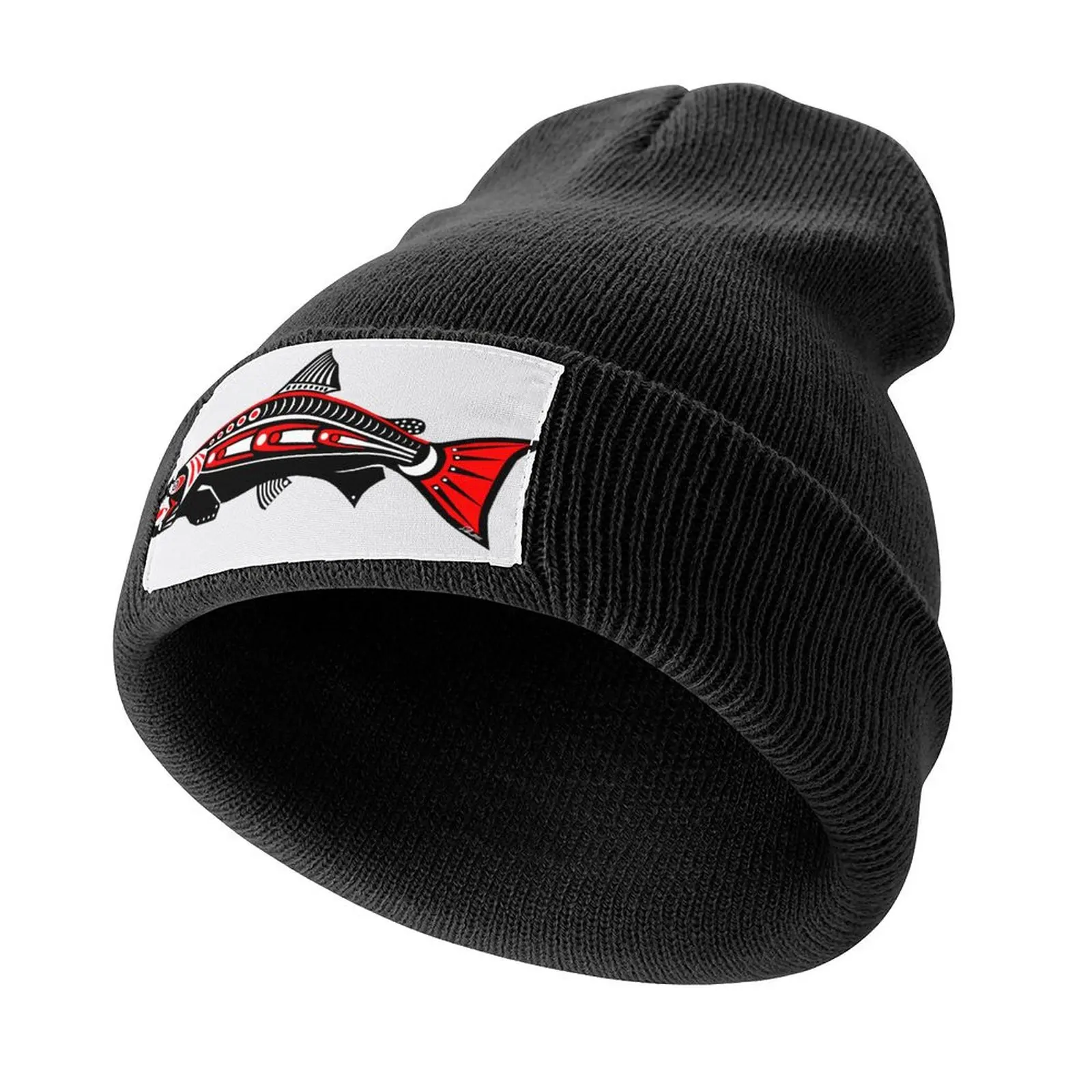 

Alaska Salmon Knitted Cap Military Tactical Cap Fashion Beach Caps For Women Men's