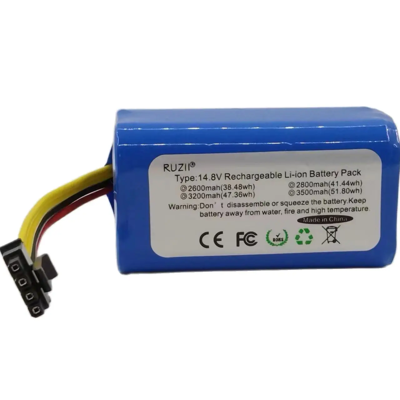 Lithium Battery Battery Pack 14.4v3500 mAh Li- Ion Battery for Cecotec Conga Robotic Vacuum Cleaner