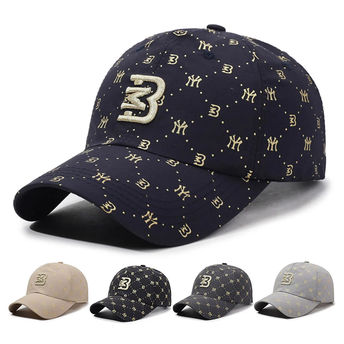 Hat Men's Spring and Summer Breathable and Quick-Drying Cap Outdoor Sunscreen Sun Net Hat Mountaineering Fishing Baseball Cap