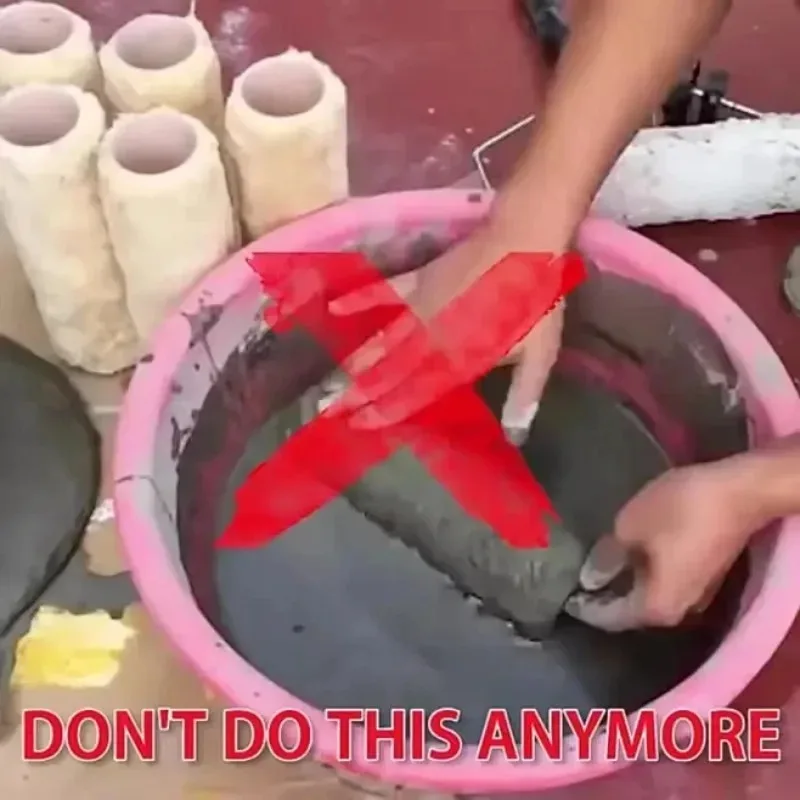 Roller Protector Is An Easy-to-use Tool for Cleaning Paint Rollers. It Is A Convenient Practical Daily Tool for Rotating Rollers