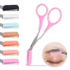 Eyebrow Trimmer Scissor Beauty Products Women Eyebrow Scissors with Comb Stainless Steel Makeup Tools Beauty Scissors 1