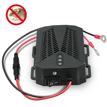 Ultrasonic Mouse Deterrent Ultrasound Alarm Car Rat Repeller 12V Powered Intelligent Start-Stop Get Rid of Mice in Car Engine 1