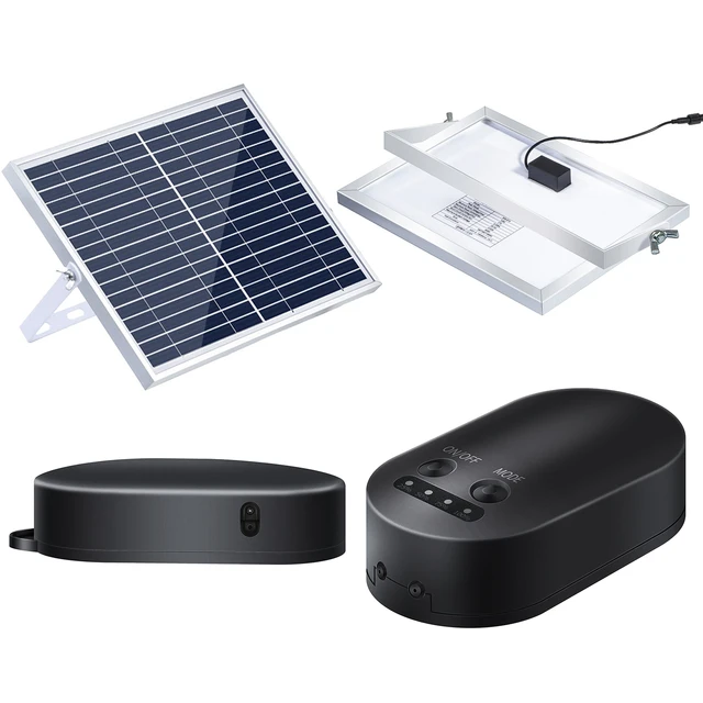 Ossigenatore Solare Per Laghetto - Pompa Ad Aria A Energia Solare, Batteria 2200 MAh - Foto 2