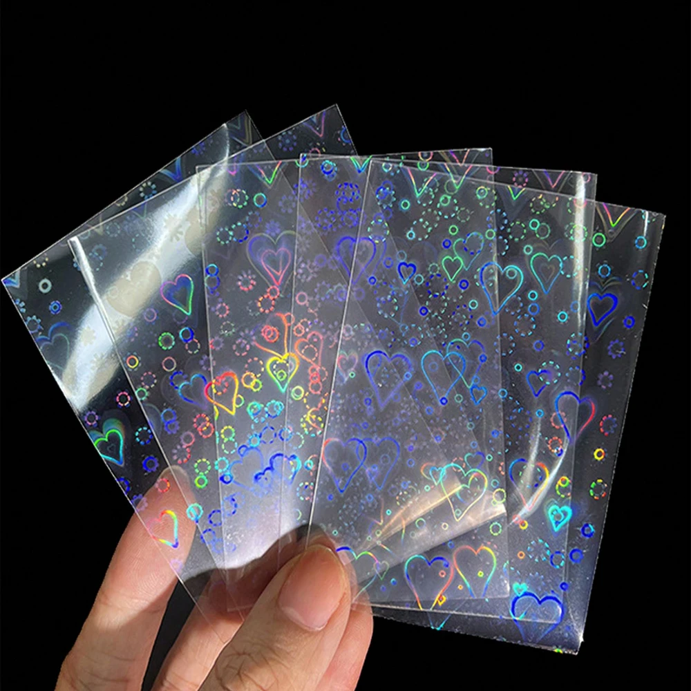 50Pcs Card Film Sleeves Idol Photo Protector Cover card protector,idol card protector,photo card holder