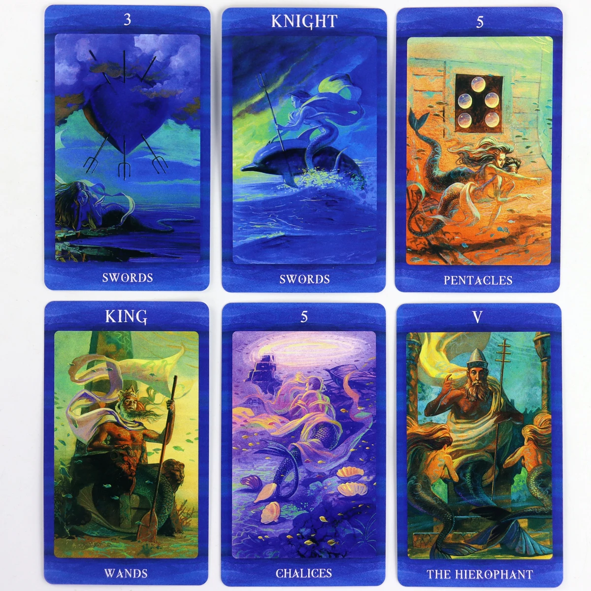 Tarot of Mermaids Tarot Deck Cards About 10X6cm For Family Party High Quality Fortune Telling Divination Tarot Cards Deck Game 5