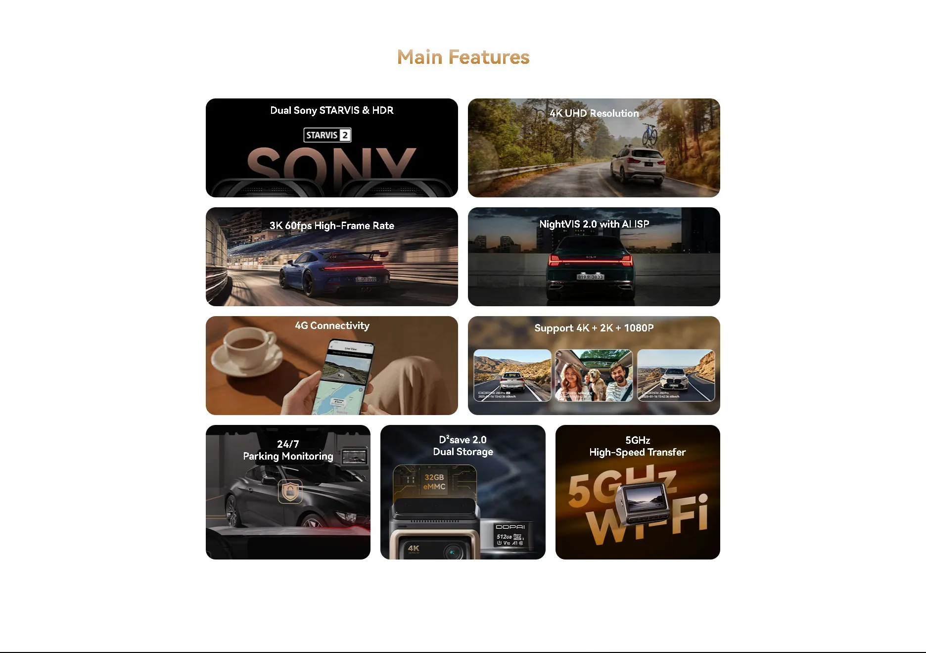 Dash Cam DDPAI Z60 Pro 3 Canaux 4G + Kit Hardwire + Carte 128GB | Sécurité Totale 2 S5142caf6c52c4e84a68fdbd0ecd4186eC Dash Cam DDPAI Z60 Pro 3 Canaux 4G + Kit Hardwire + Carte 128GB | Sécurité Totale