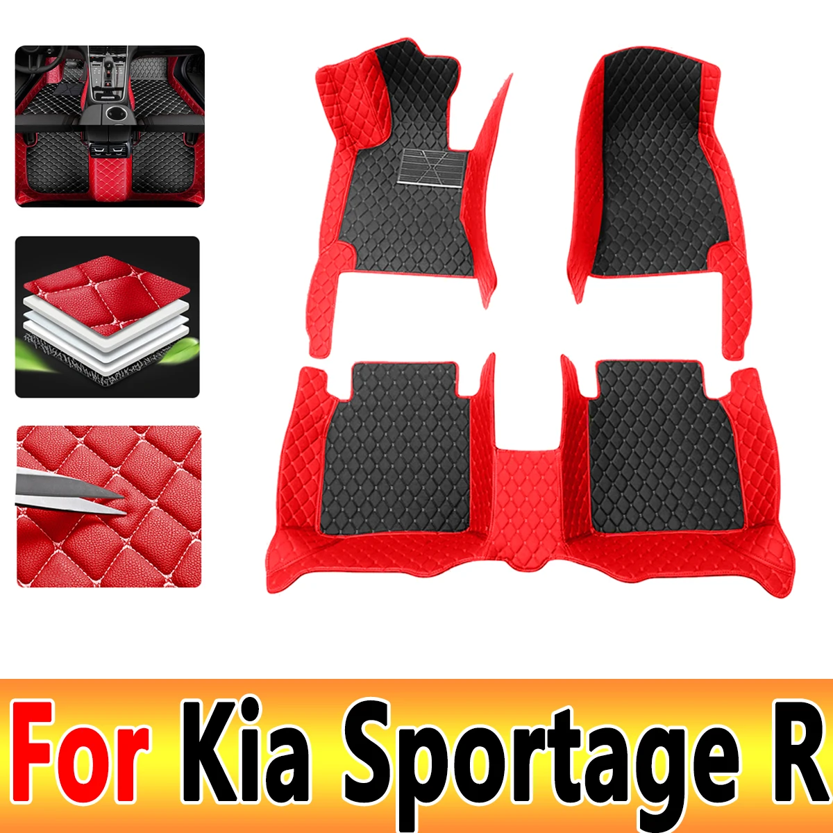 

Car Floor Mats For Kia Sportage R 2011 2012 2013 2014 2015 2016 2017 Custom Auto Foot Pads Carpet Cover Interior Accessories
