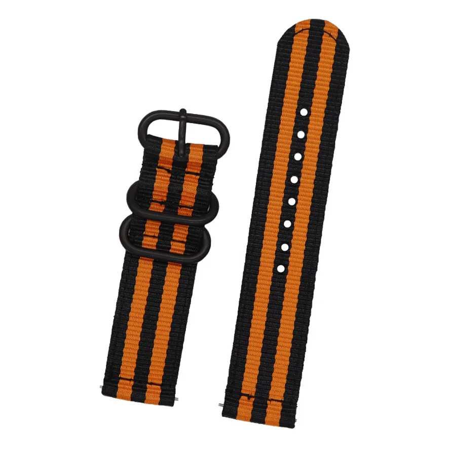 Durable 24mm Canvas Nylon Strap - Versatile Wristband