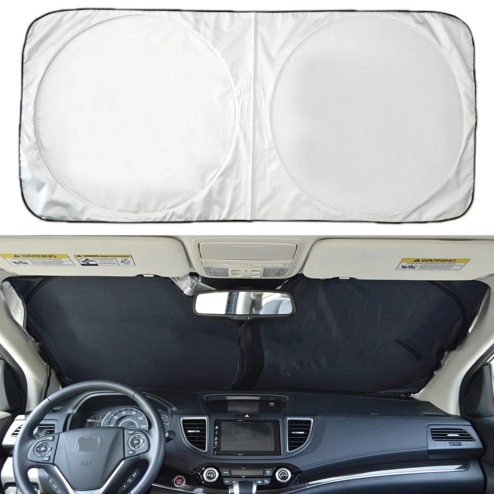 

Car Window Sunshade Universal Car Sun Shade Windshield Protector Summer Folding Auto UV Protection Curtain Styling Accessories