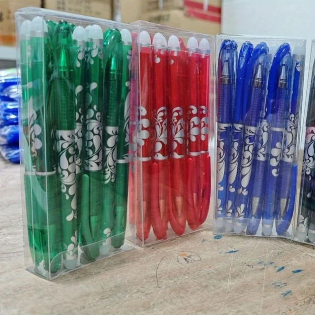 Boxed Multicolor Erasable Gel Pens, Medium Tip 0.5mm, Smooth Writing, Suitable for Office and Everyday Use, Christmas Present 1