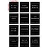 24 PCS Bathroom Labels Sticker Lotion Label Sticker Waterproof Shampoo Conditioner Body Wash Shower Soap Dispenser Labels 6