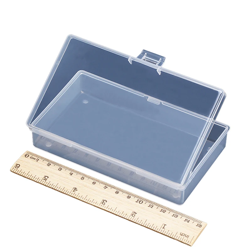 

Storage Box Accessory Tool Screw Sample Translucent Rectangle Plastic Case C132