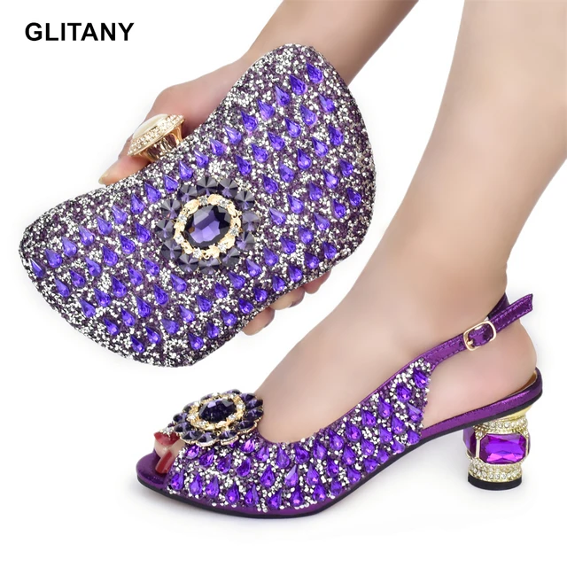 African Shoe & Bag Set: Elegant Match