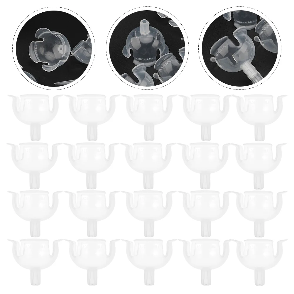 

100 Pcs Round Chocolate Torus Candy Flower Packaging Case Pvc Plastic DIY Package Base Decoration