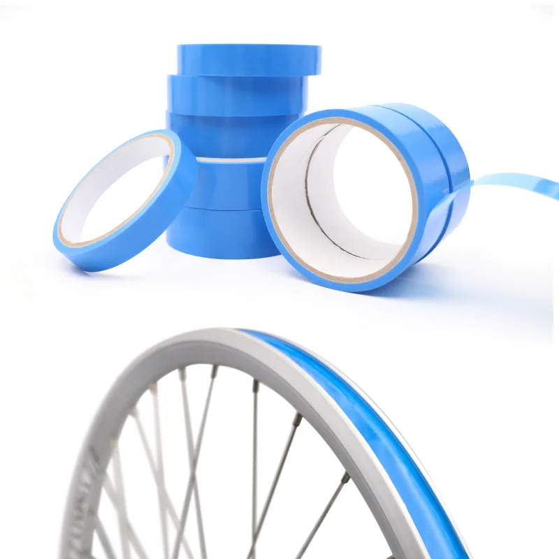 Folding MTB Bike tape Strips 10m Bicycle Tubeless Rim Tapes Blue Many