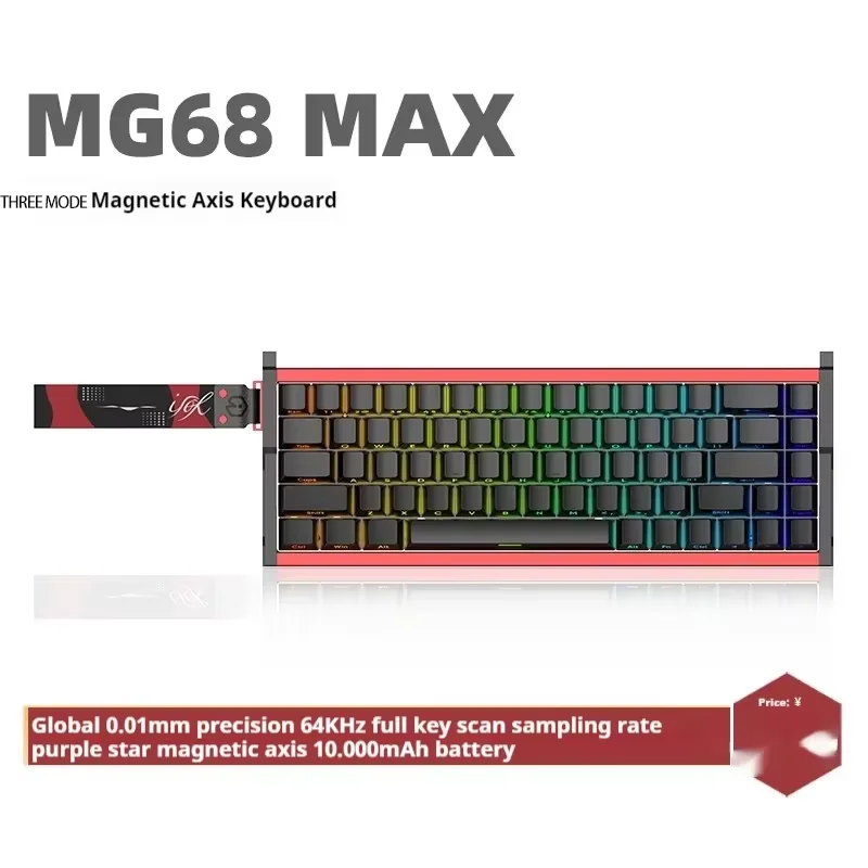 Irok MG68 Plus Keyboard Magnetic Switch Gamer keyboards 8K