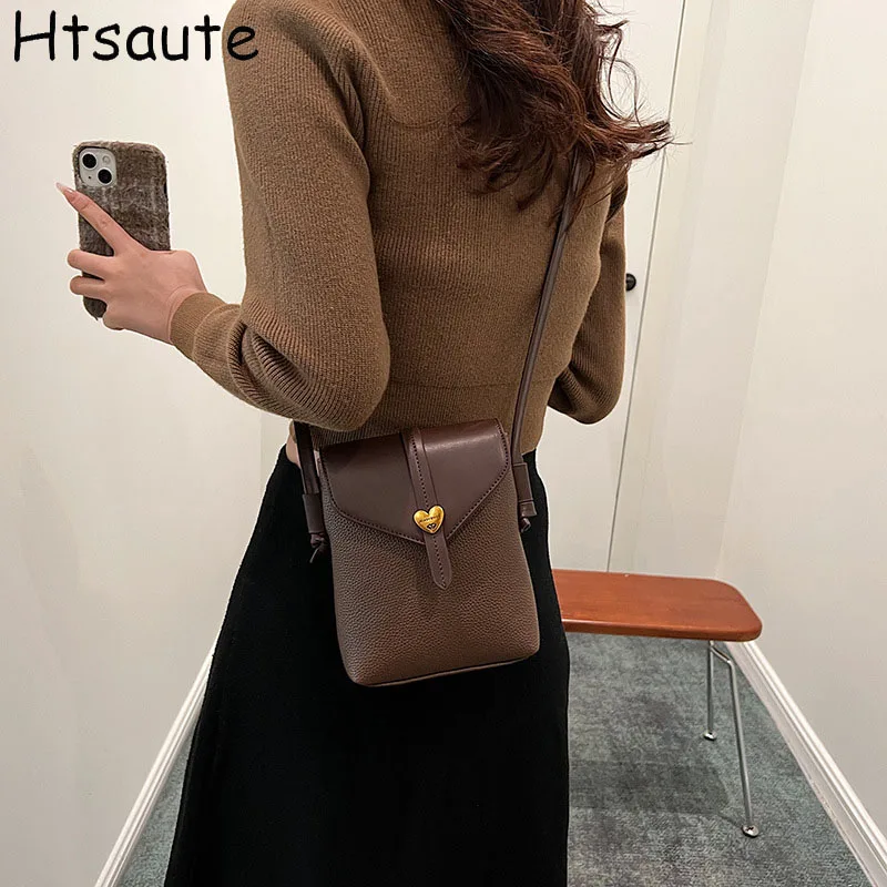 

Mini PU Women Handbag Purse Simple Designer Fashion Casual Messenger Bag Long Strap Shoulder Bag Female Phone Crossbody Bag
