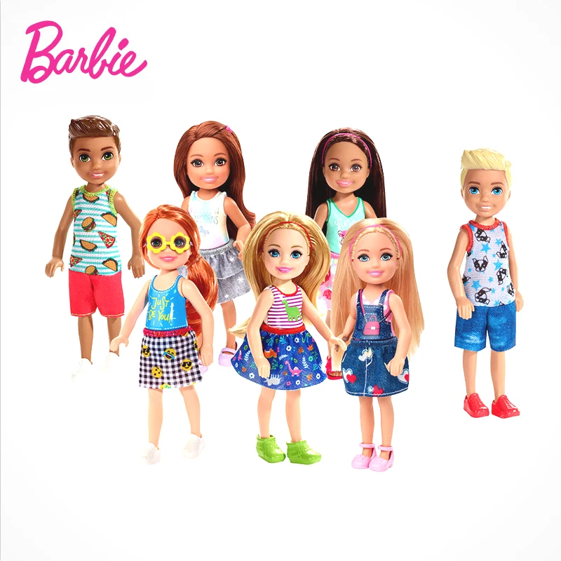 Originale Barbie Club Chelsea Doll Bambole Da Viaggio Kawaii Fashion Clothes Accessori Education Play House Giocattoli Per Bambini Per Ragazze Regalo